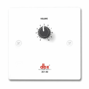 Controlador de volumen de zona para pared DBX ZC1