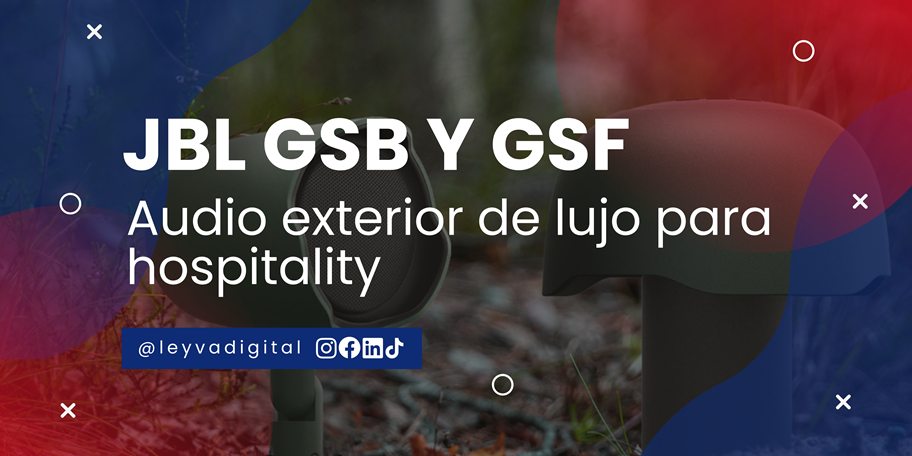 Guía JBL GSB y GSF: Audio Exterior de Lujo para Hospitality